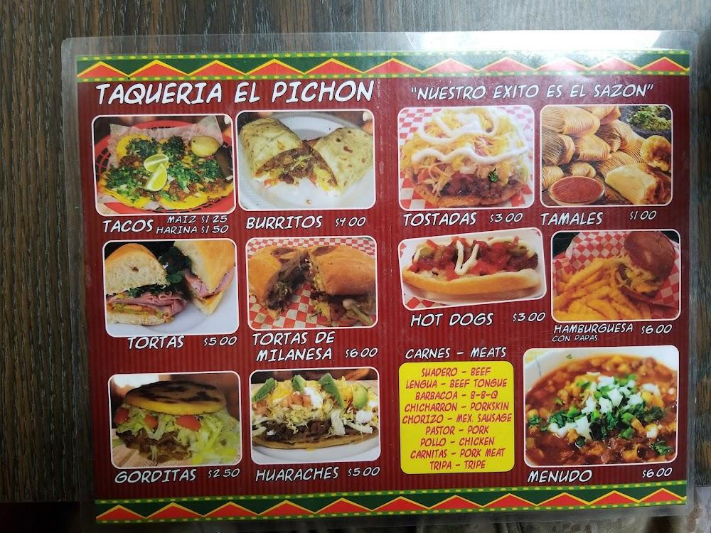 El Pichon Menu image 2